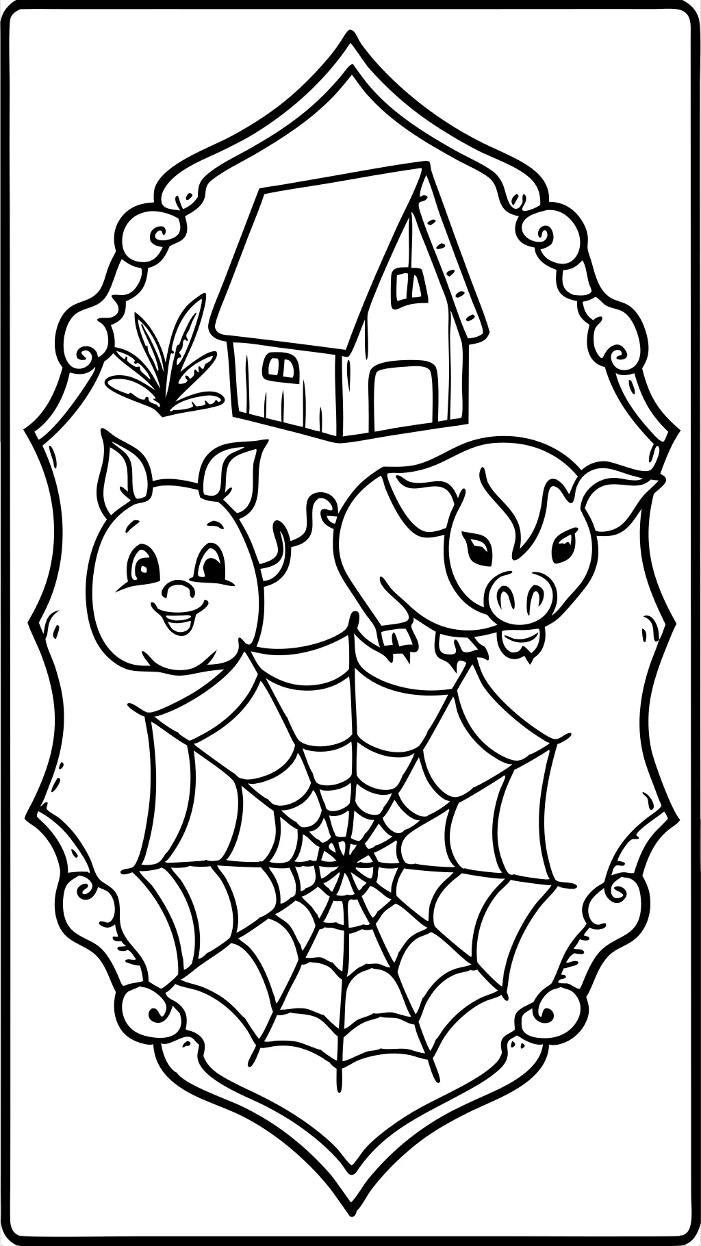 charlotte’s web coloring pages